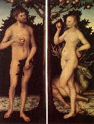 CRANACH, Lucas the Elder Adam and Eve 03 oil painting picture wholesale